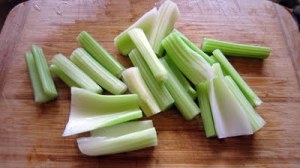 cut up celery